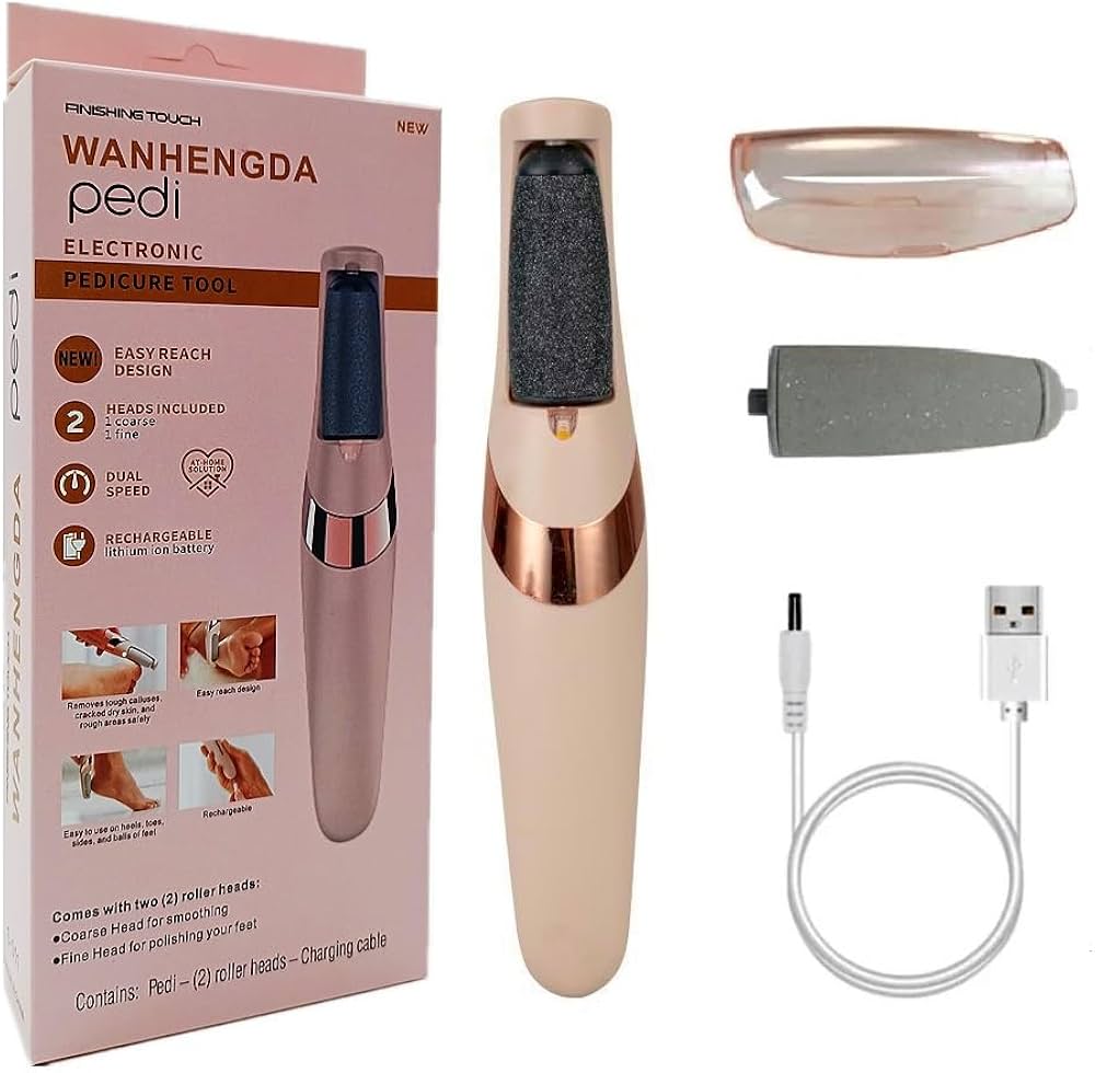 Pedi Electronic Pedicure Tool, File & Callous Remover Techs Treasure